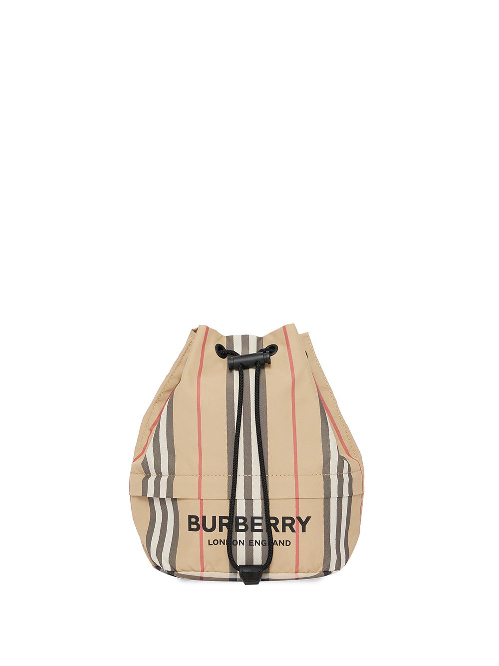 Burberry Icon stripe drawcord pouch