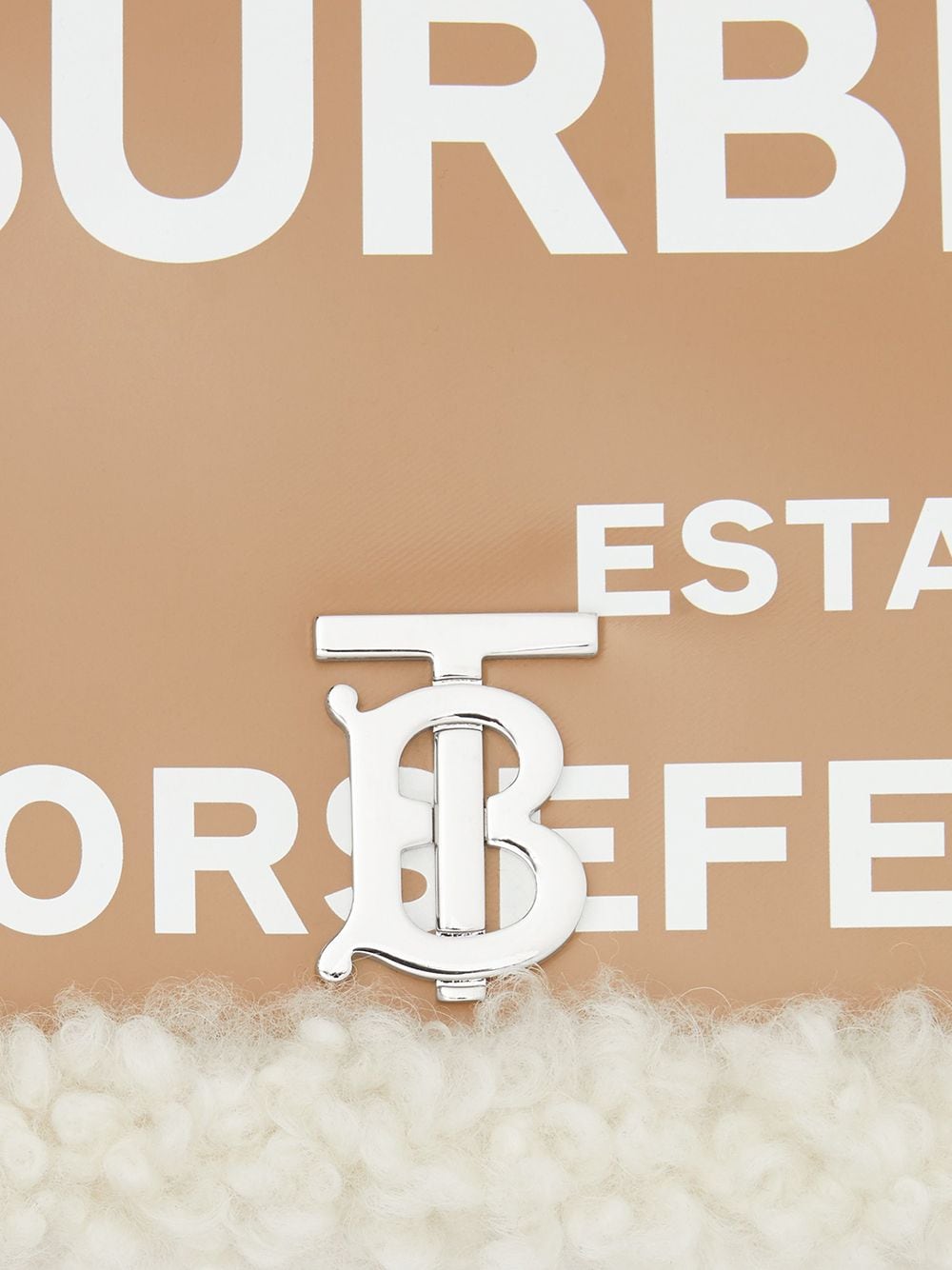 Burberry shearling-trim Lola bag - Image 5