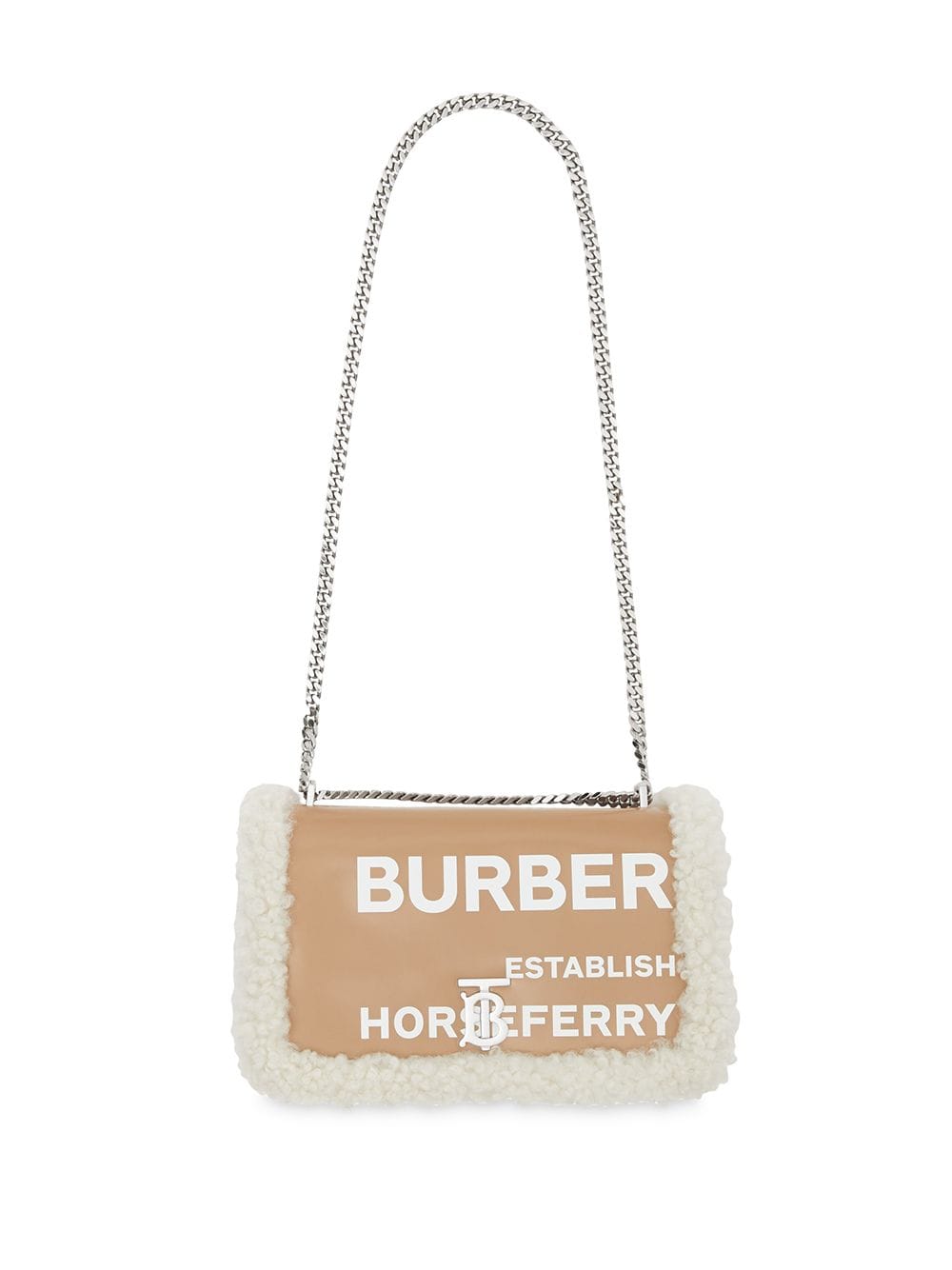 Burberry shearling-trim Lola bag - Image 3