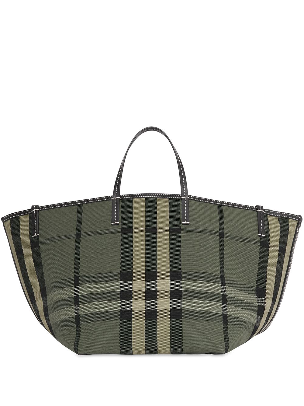 Burberry check-print tote bag