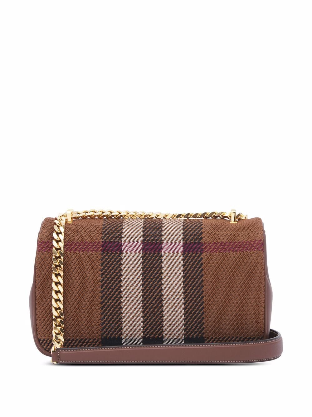 Burberry small Lola knitted check crossbody bag - Image 2