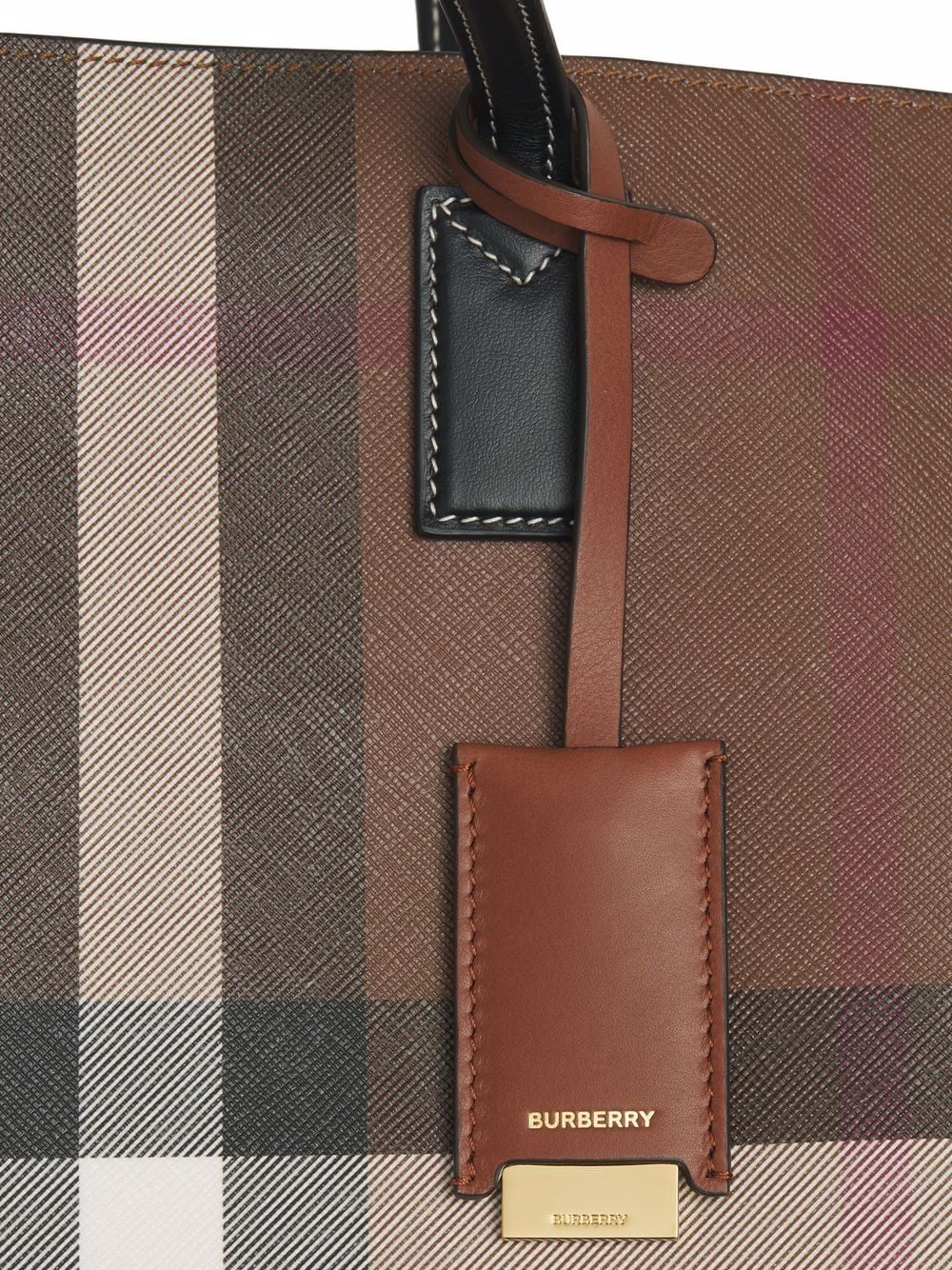 Burberry medium check tote bag - Image 4