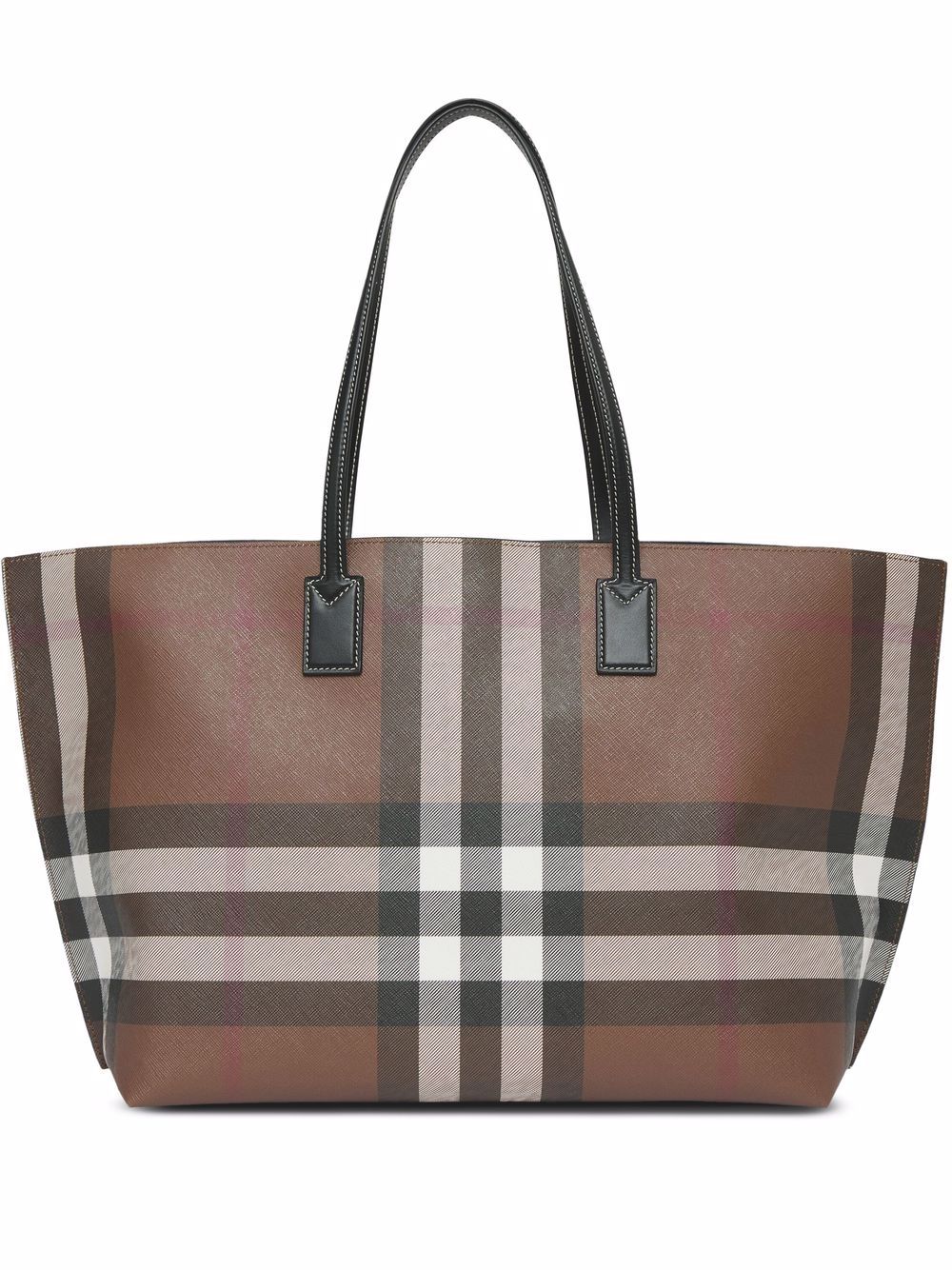 Burberry medium check tote bag