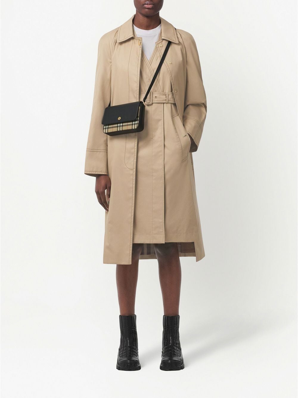 Burberry mini Vintage Check leather crossbody bag - Image 7