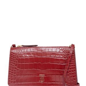 Burberry TB plaque embossed leather mini bag