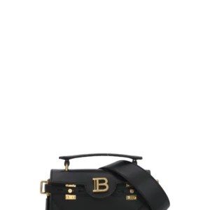 Black Balmain leather hand bag for woman