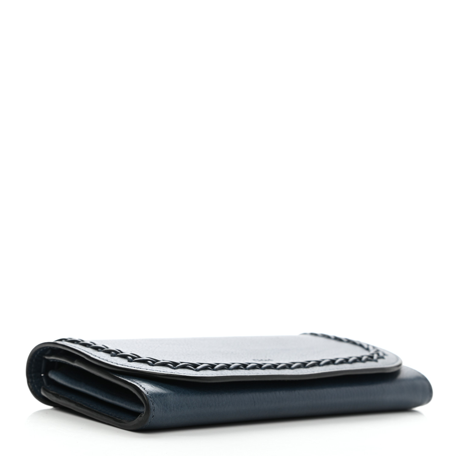 Chloe Calfskin Hudson Long Wallet Navy Blue - Image 3