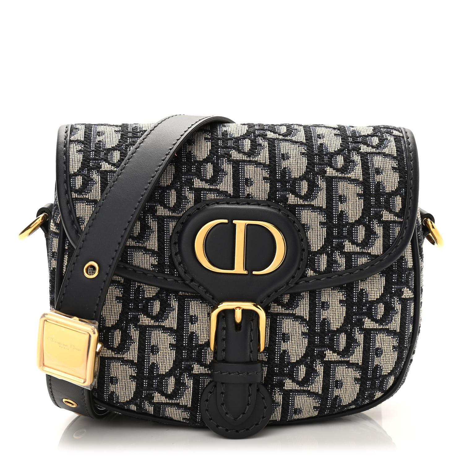 Christian Dior Oblique Small Bobby Flap Blue