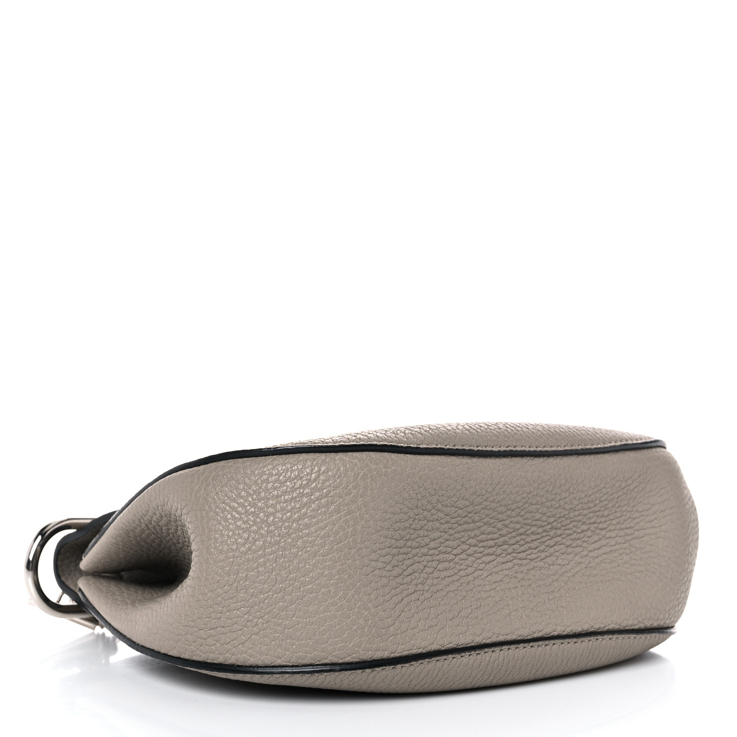 Chloe Grained Lambskin Drew Shoulder Bag Motty Grey - Image 3