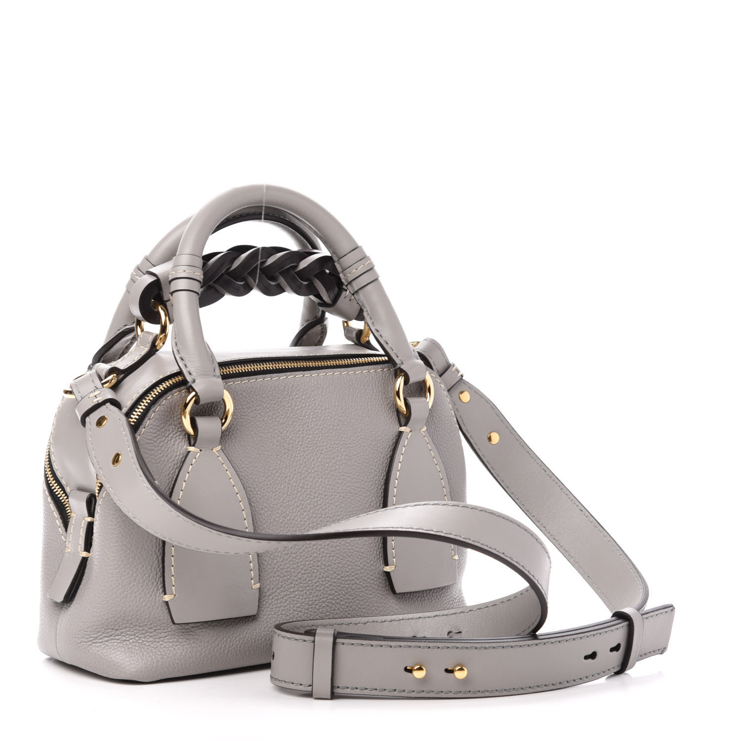 Chloe Calfskin Small Daria Stormy Grey - Image 2