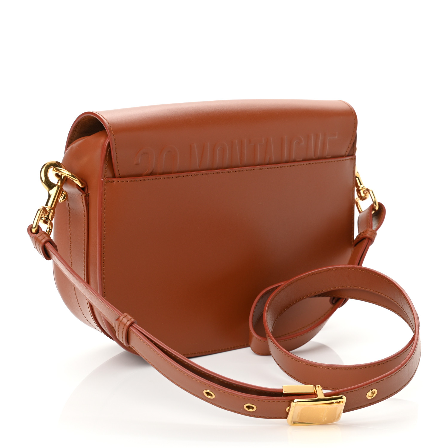 Christian Dior Box Calfskin Medium Bobby Flap Dark Tan - Image 4