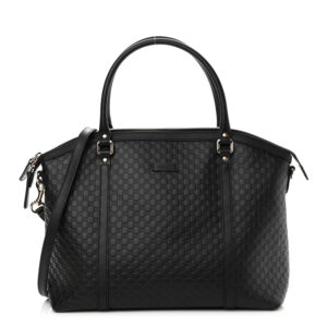 Gucci Soft Microguccissima Dome Satchel Black