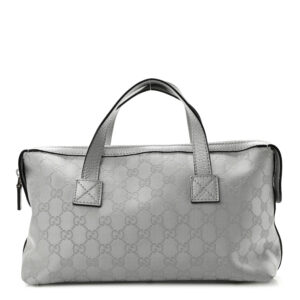 Gucci Monogram Small Boston Silver