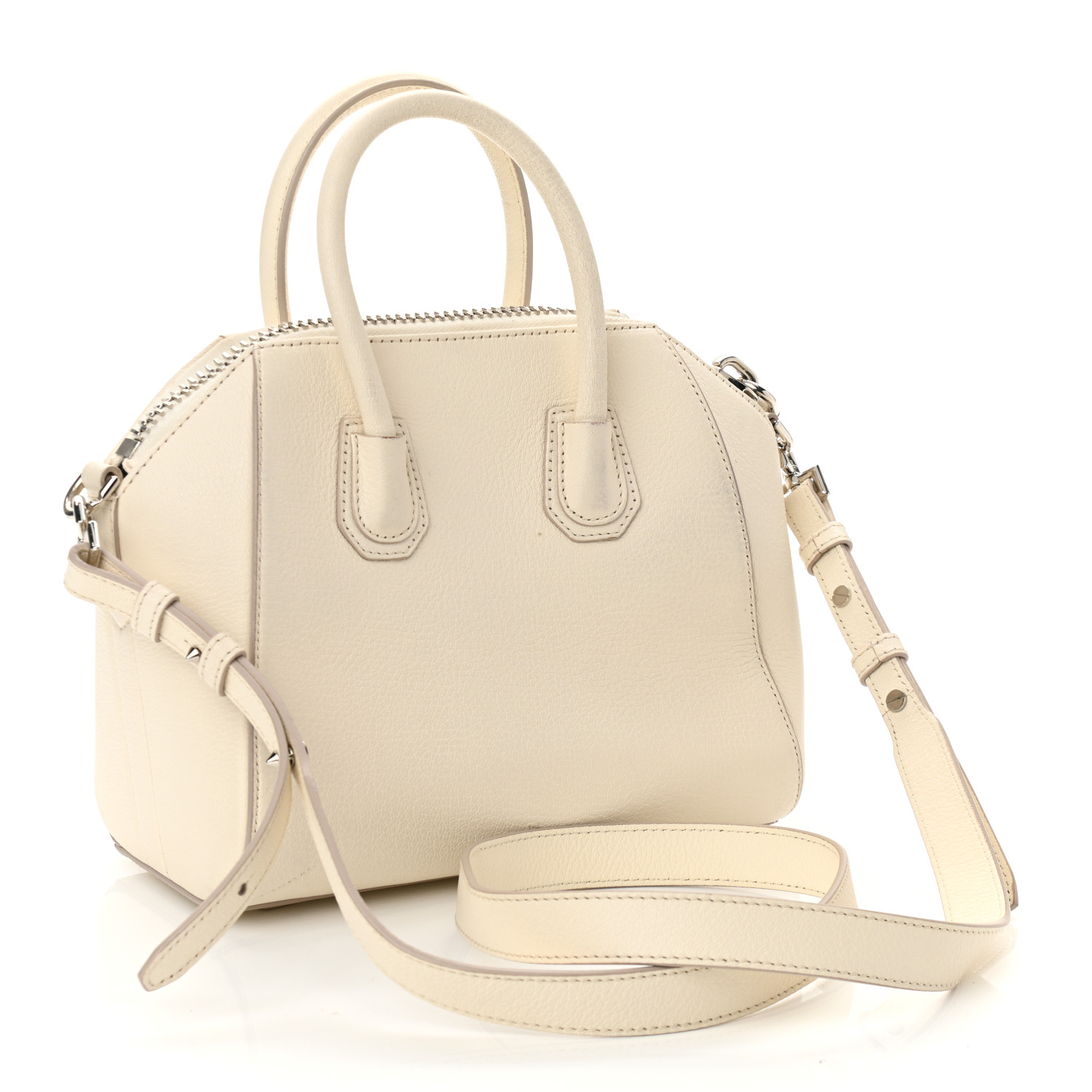 Givenchy Sugar Goatskin Mini Antigona Off White - Image 3
