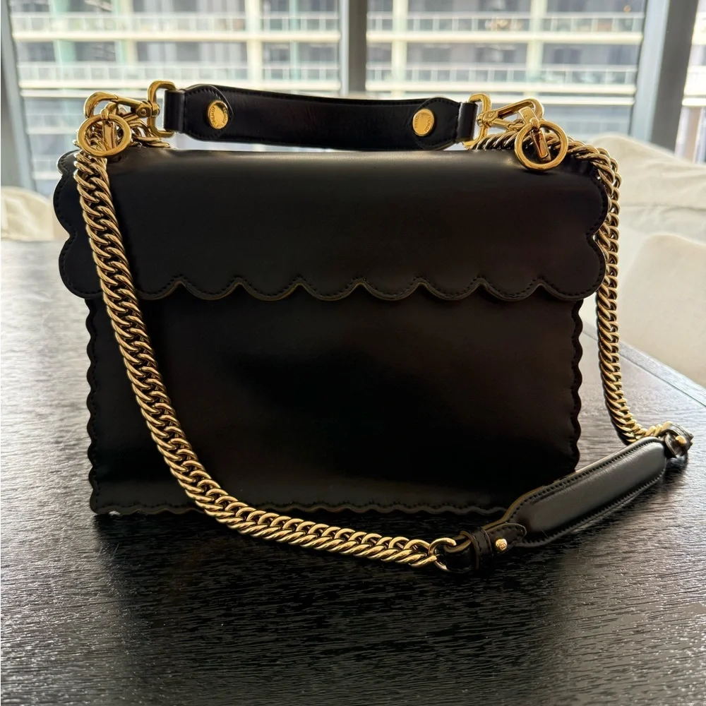 Fendi Kan I Shoulder Bag | Vitello Liberty Leather Crossbody - Image 5
