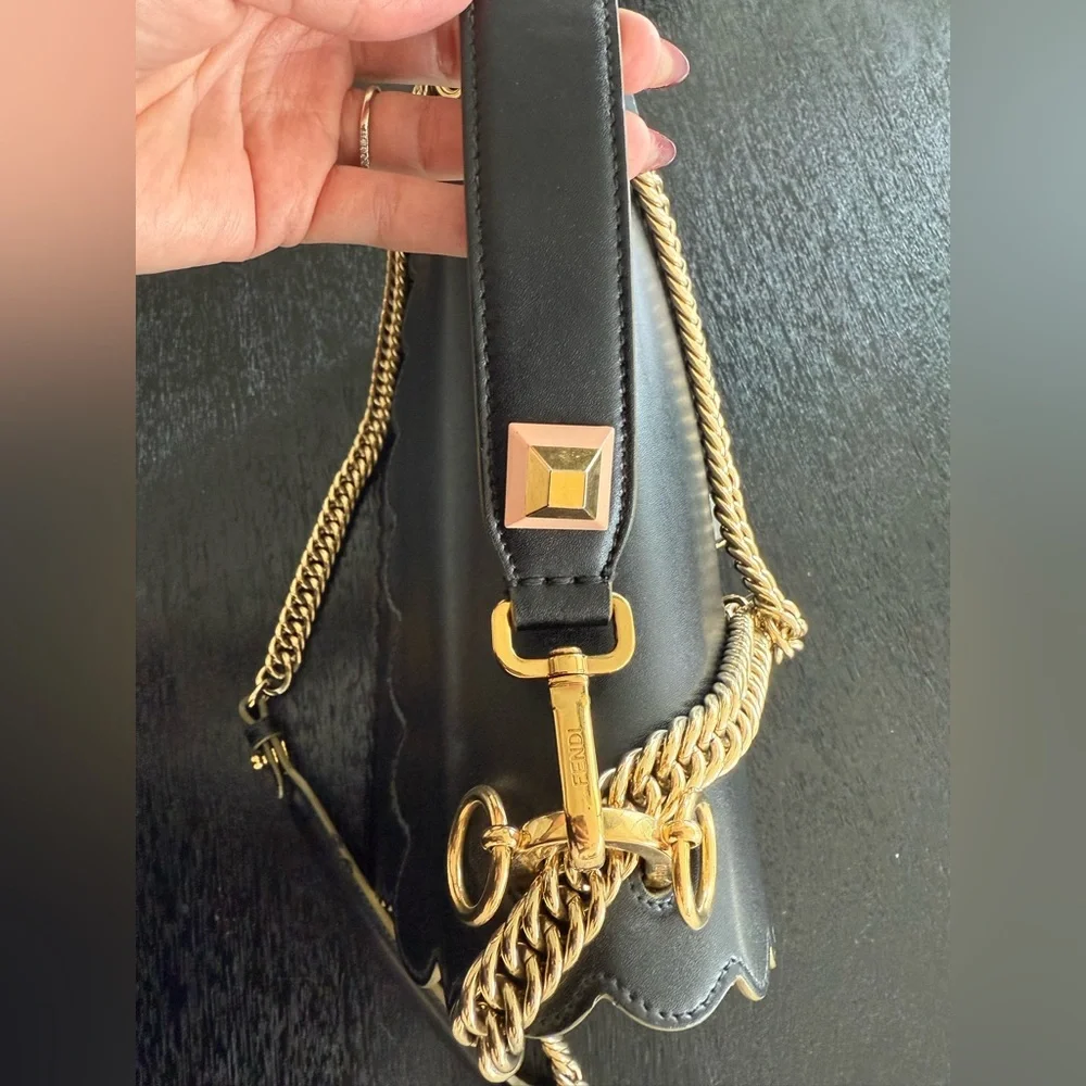 Fendi Kan I Shoulder Bag | Vitello Liberty Leather Crossbody - Image 6