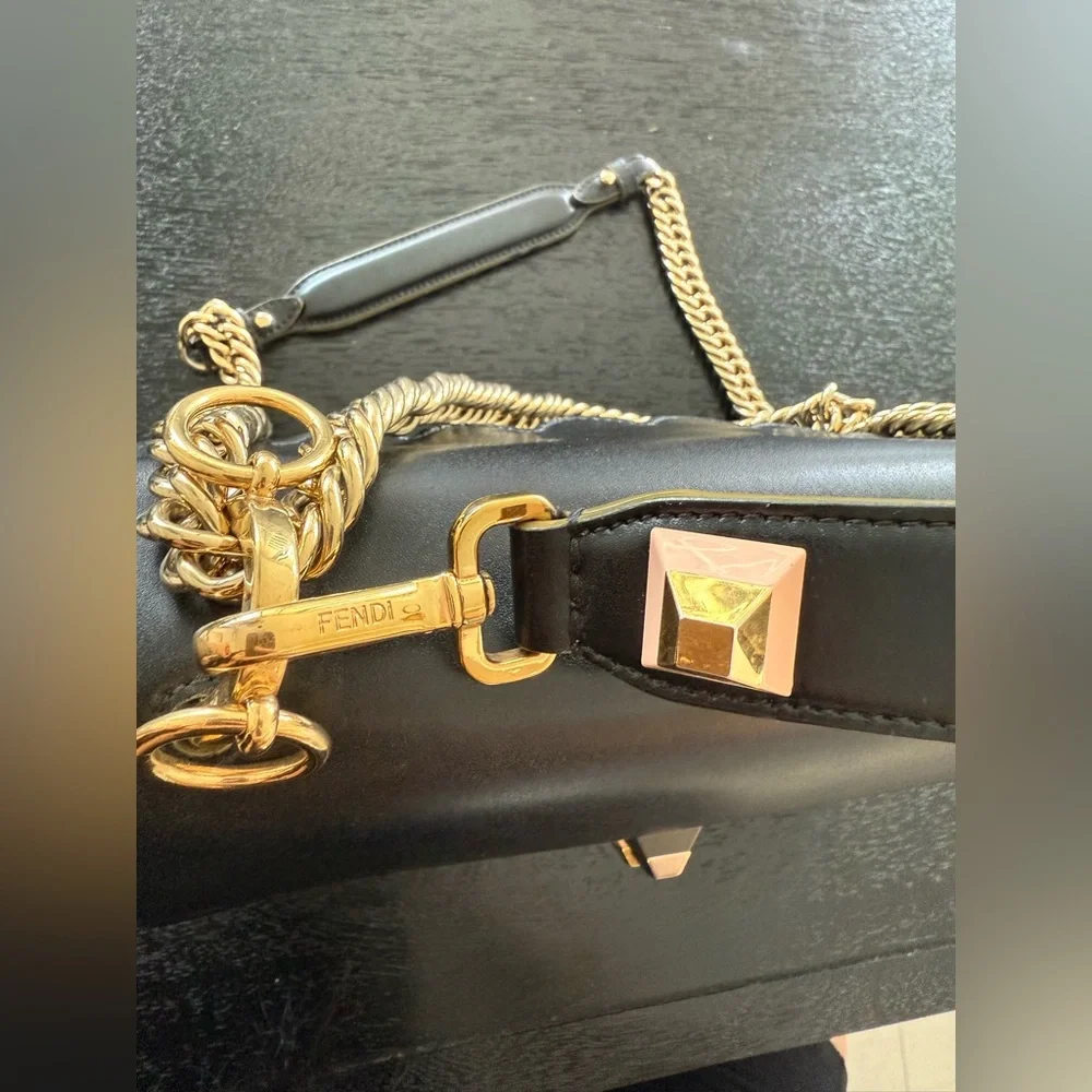 Fendi Kan I Shoulder Bag | Vitello Liberty Leather Crossbody - Image 15