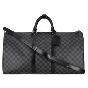 Louis Vuitton Keepall 55 | Damier Graphite Canvas Bandoulière Duffle