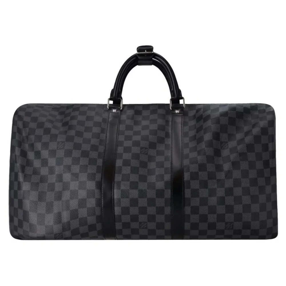 Louis Vuitton Keepall 55 | Damier Graphite Canvas Bandoulière Duffle - Image 4