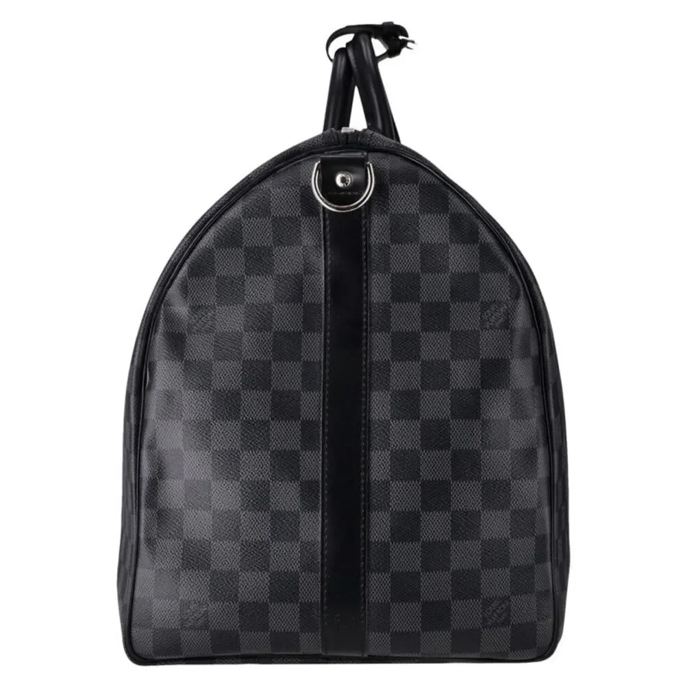 Louis Vuitton Keepall 55 | Damier Graphite Canvas Bandoulière Duffle - Image 3