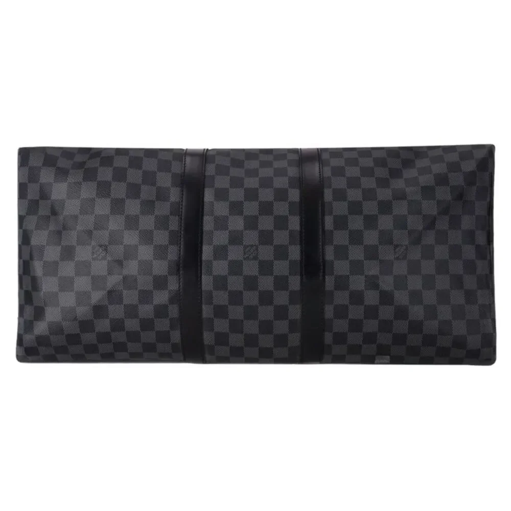 Louis Vuitton Keepall 55 | Damier Graphite Canvas Bandoulière Duffle - Image 5