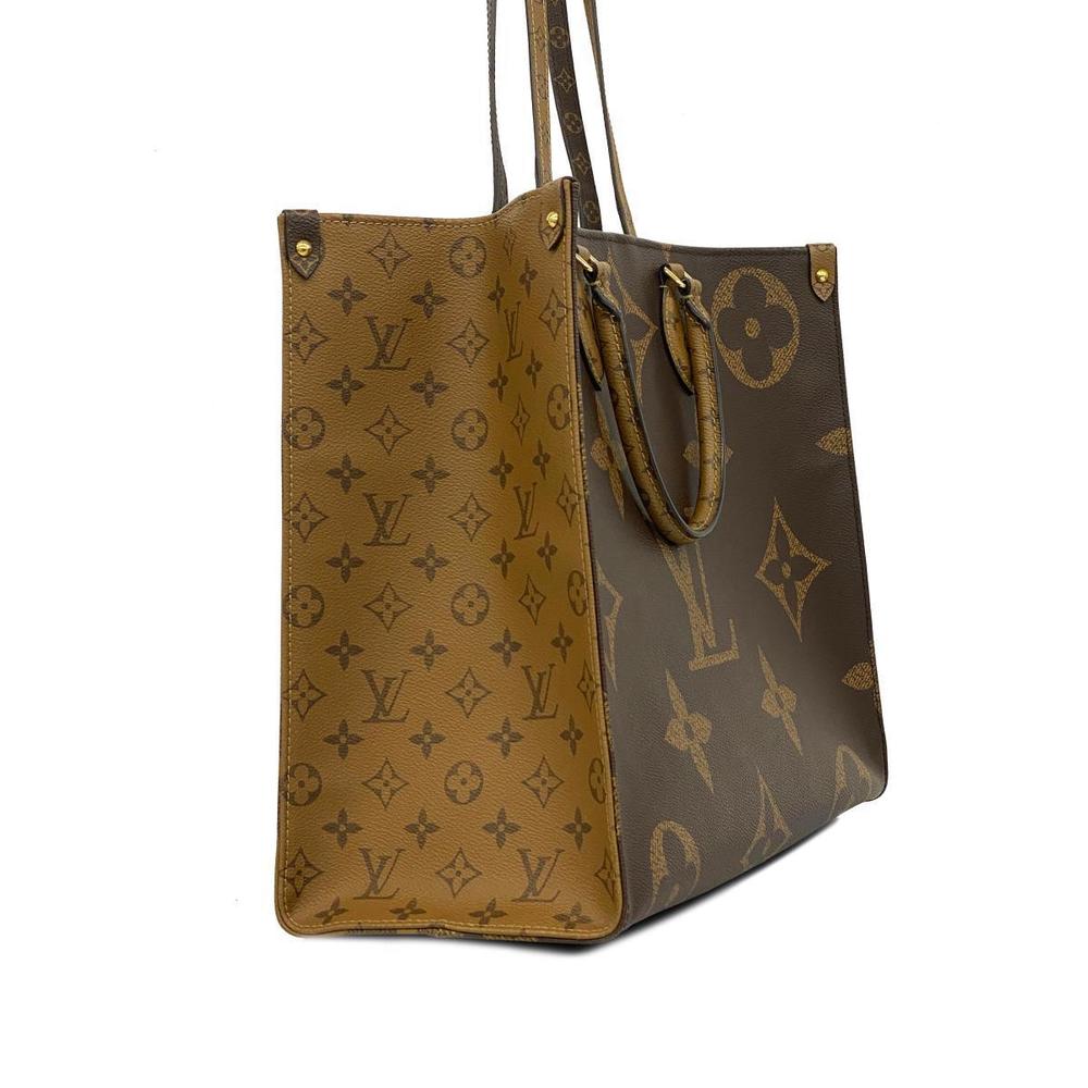 Louis Vuitton Monogram Reverse On the Go GM Two-Way Bag - Image 9