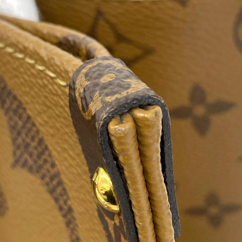 Louis Vuitton Monogram Reverse On the Go GM Two-Way Bag - Image 5