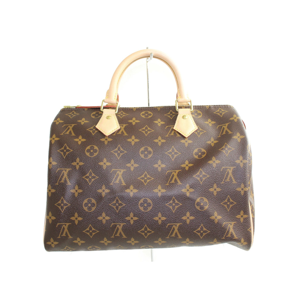 LOUIS VUITTON Speedy Monogram Brown Canvas Handbag LV - Image 3