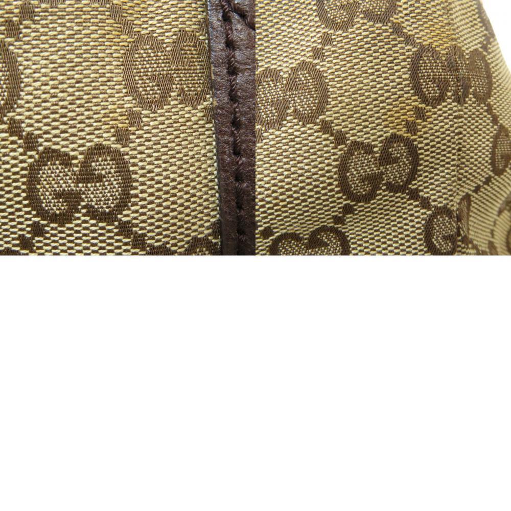 Gucci GG Canvas Web Sherry Line Tote Bag striped Brown - Image 10