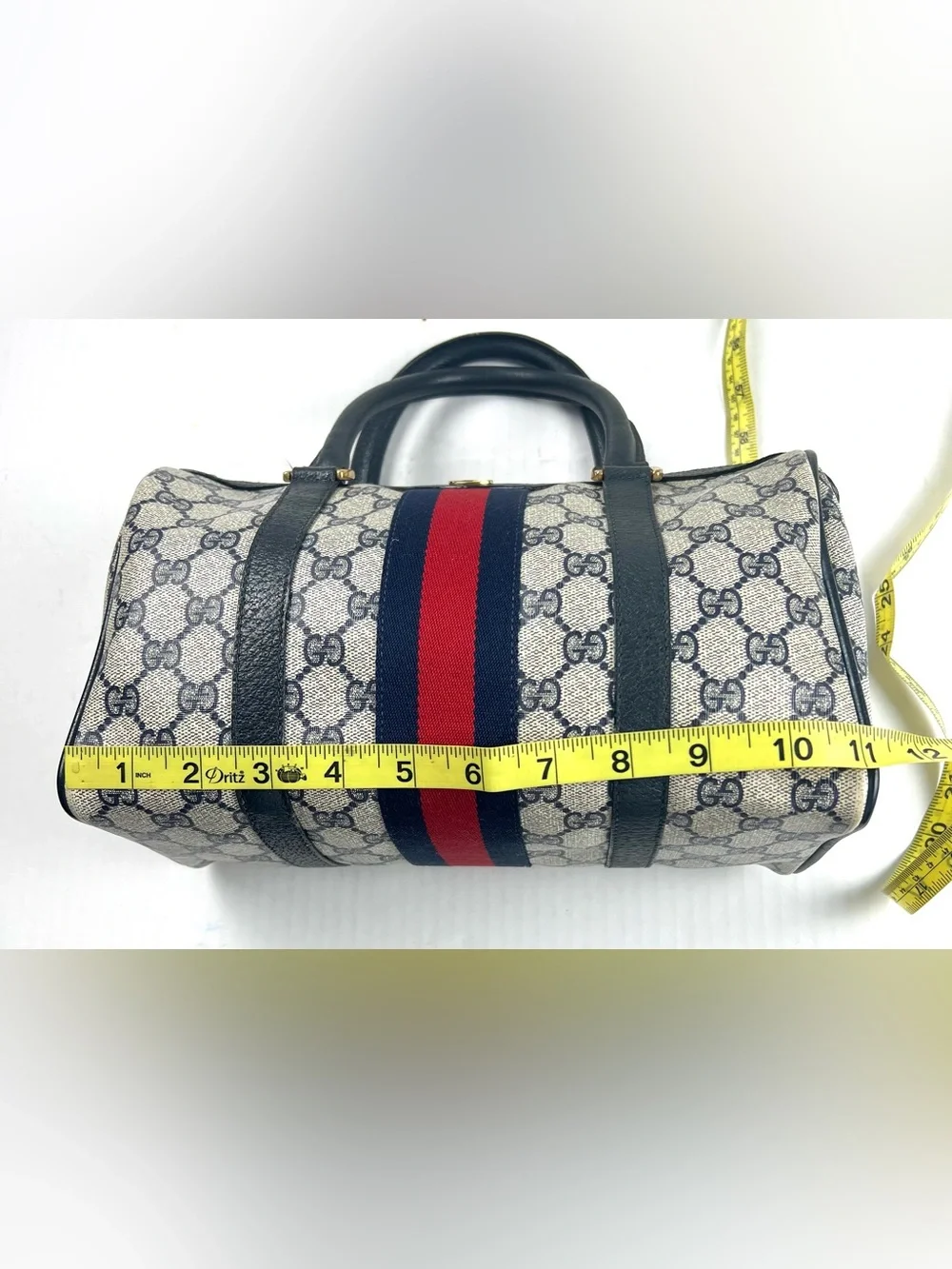 Authentic Vintage Gucci Accessory Collection GG Supreme Vintage Boston Bag - Image 12