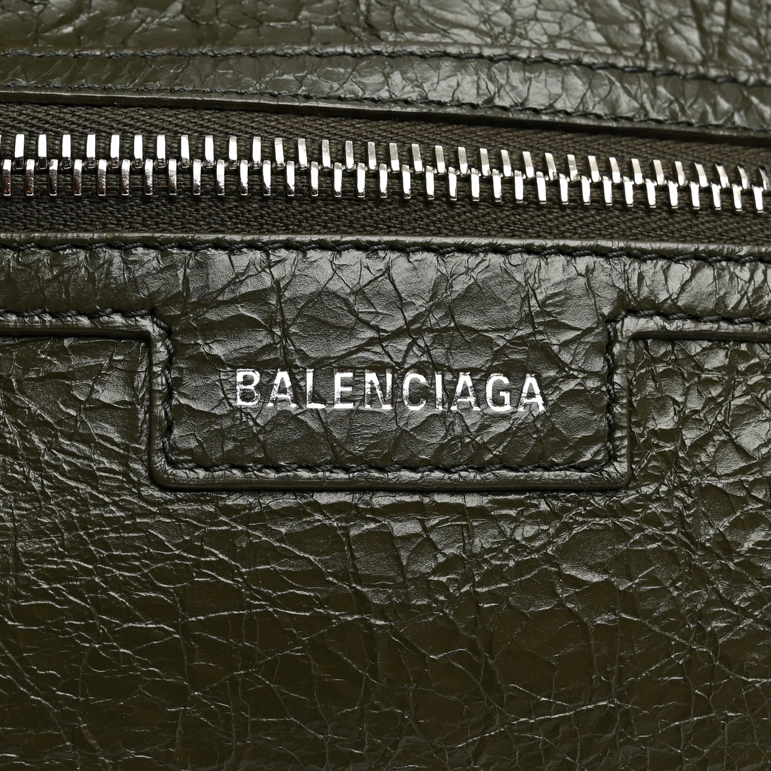 Balenciaga Agneau Arena Superbusy Belt Bag Khaki - Image 7