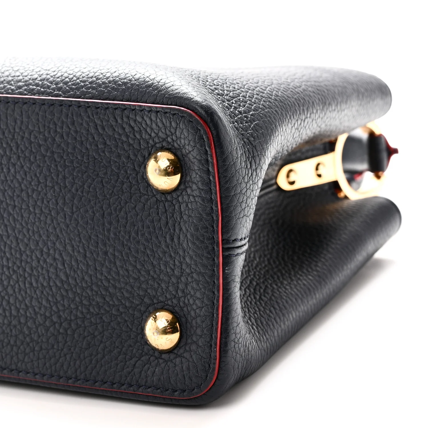 Louis Vuitton Taurillon Capucines PM Marine Rouge - Image 9