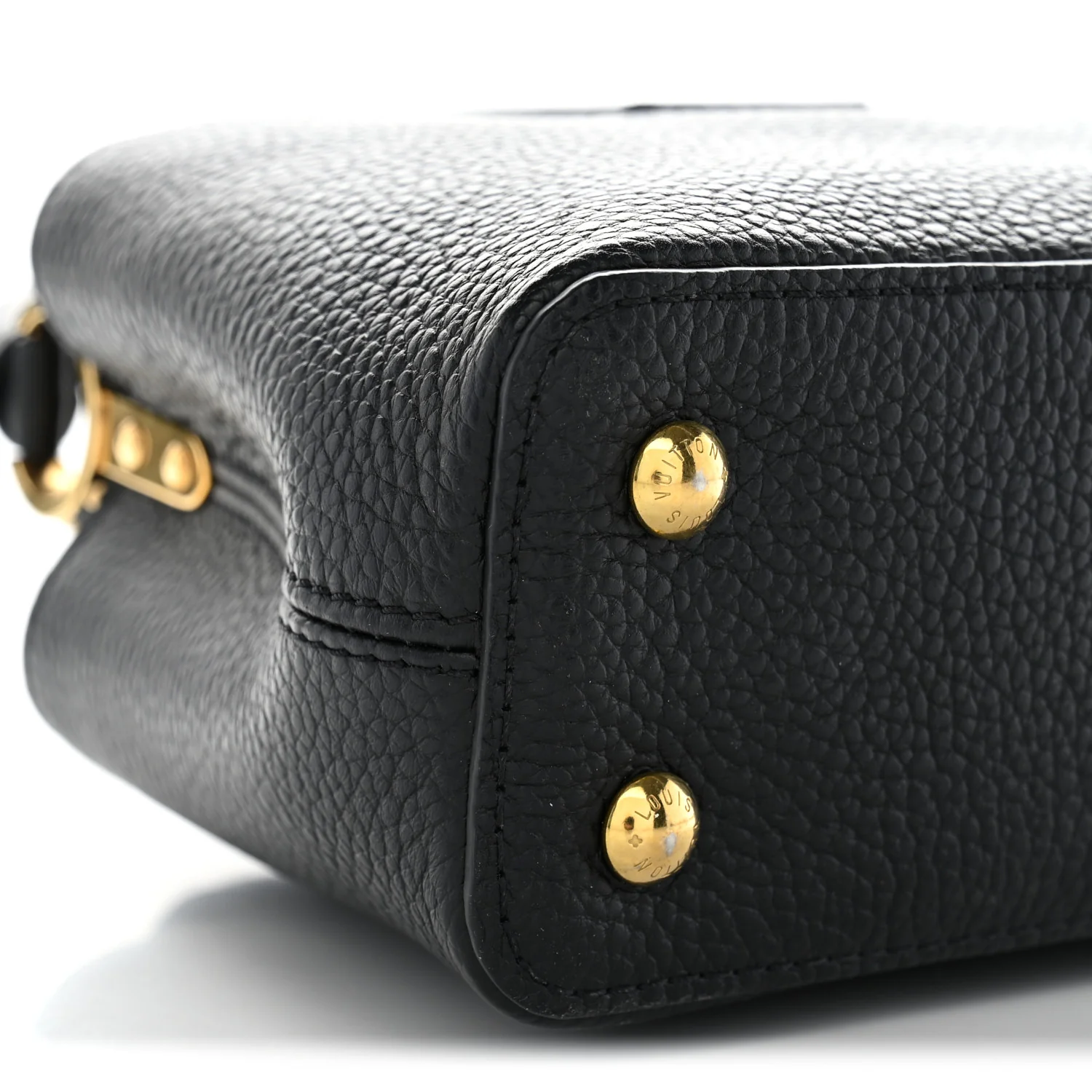 Louis Vuitton Taurillon Mini Capucines Black - Image 9