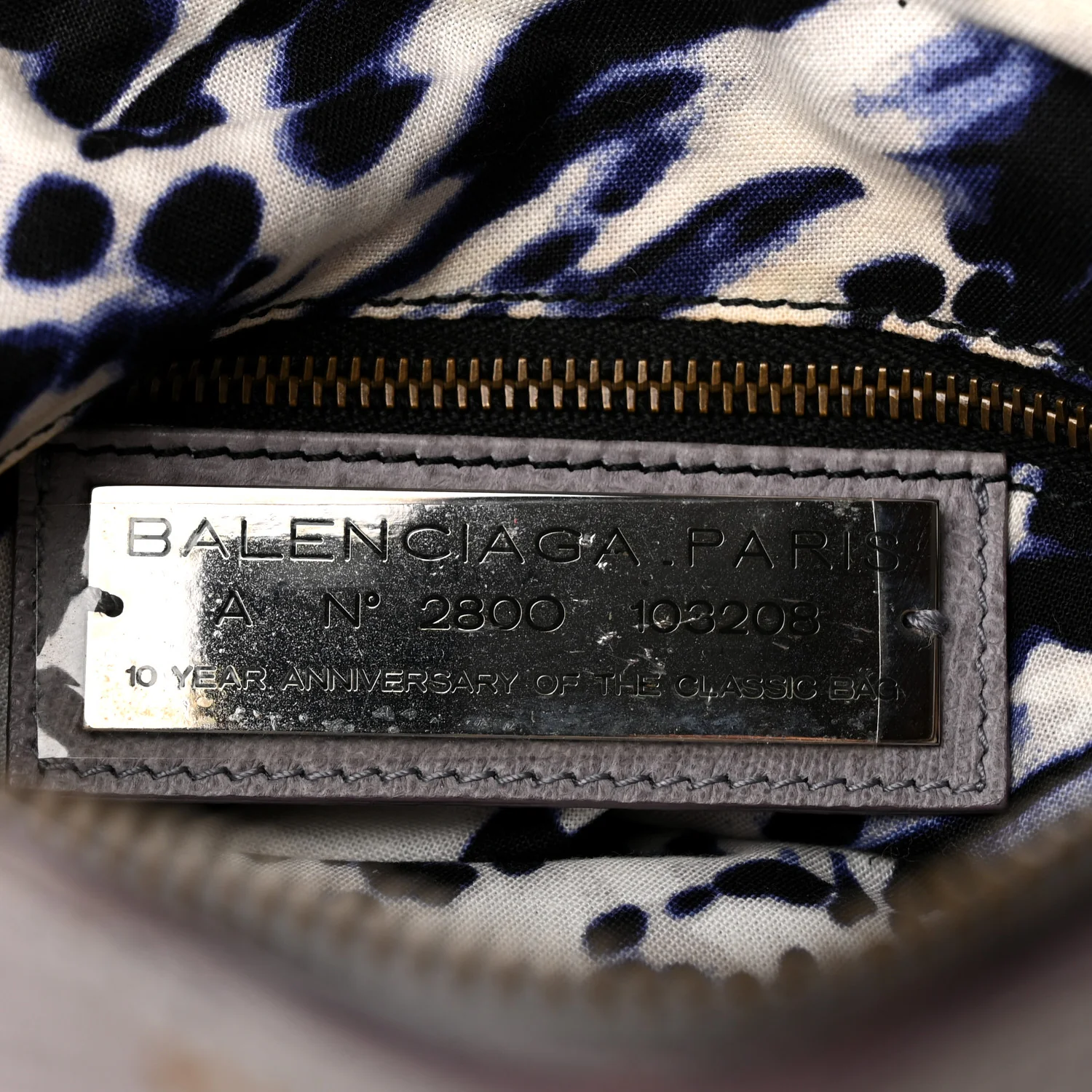 Balenciaga Agneau Lizard Embossed Classic Hardware First Fer - Image 7