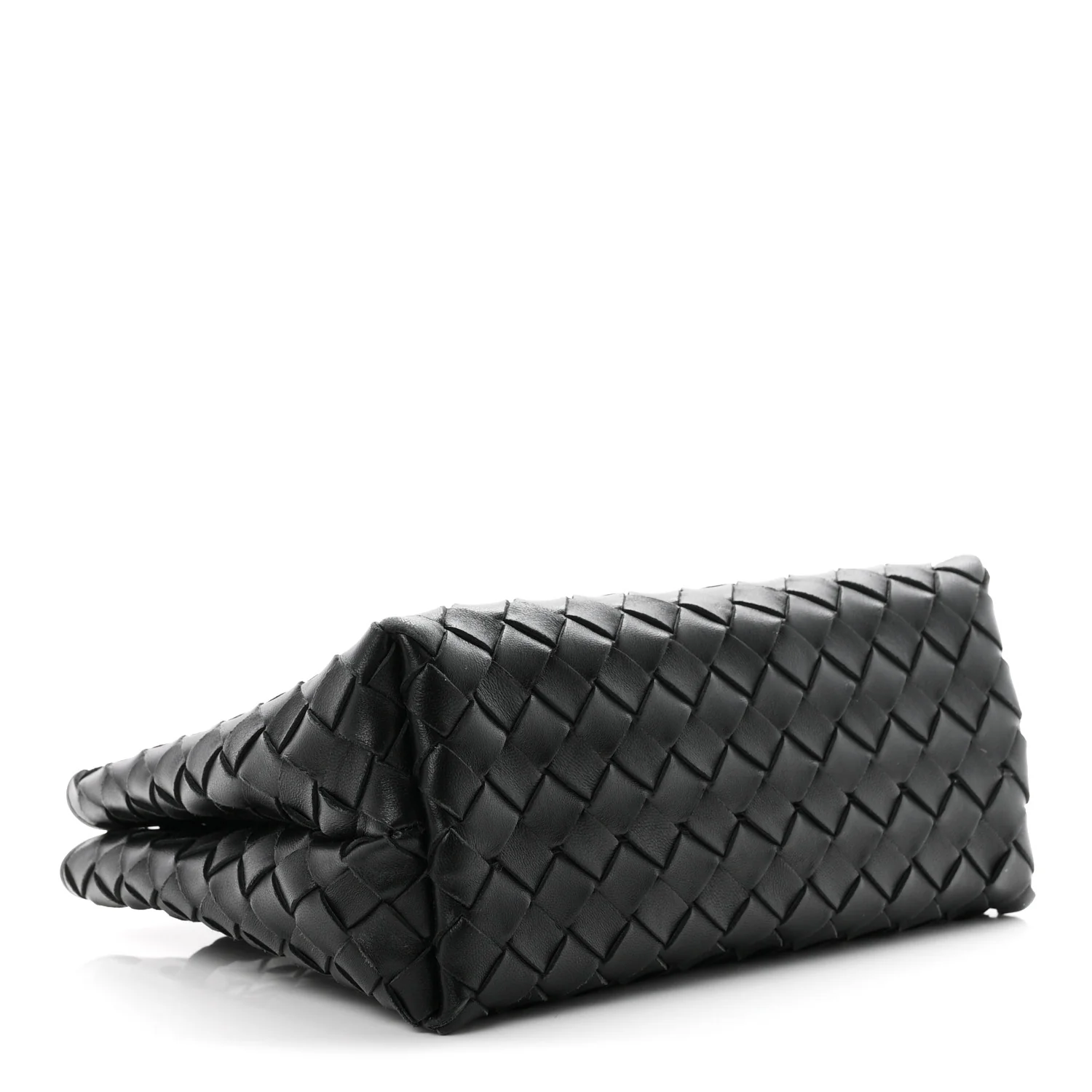 Bottega Veneta Nappa Intrecciato Small Andiamo Shoulder Bag Black - Image 4