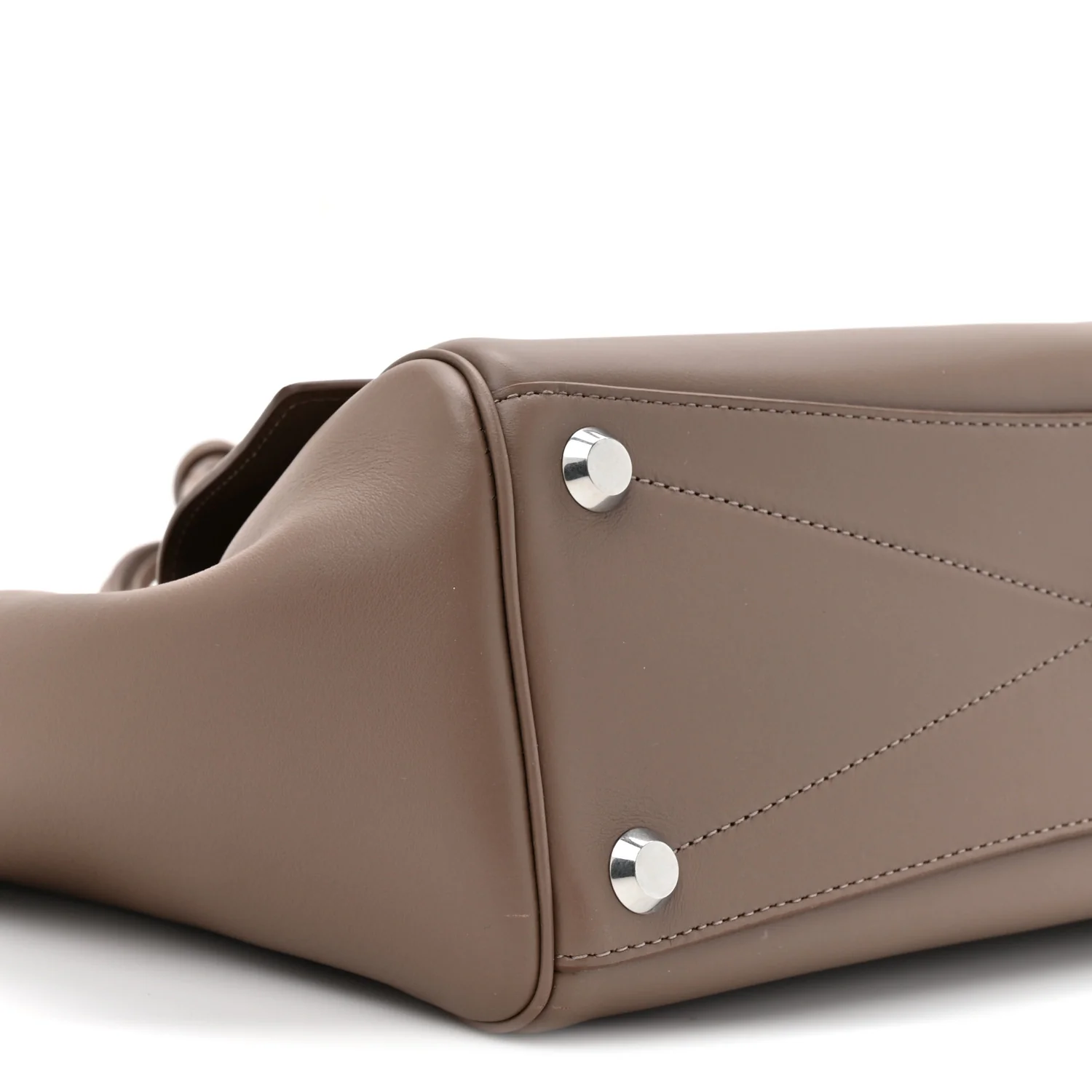 Balenciaga Smooth Calfskin Small Bel Air Carry All Bag Taupe - Image 10