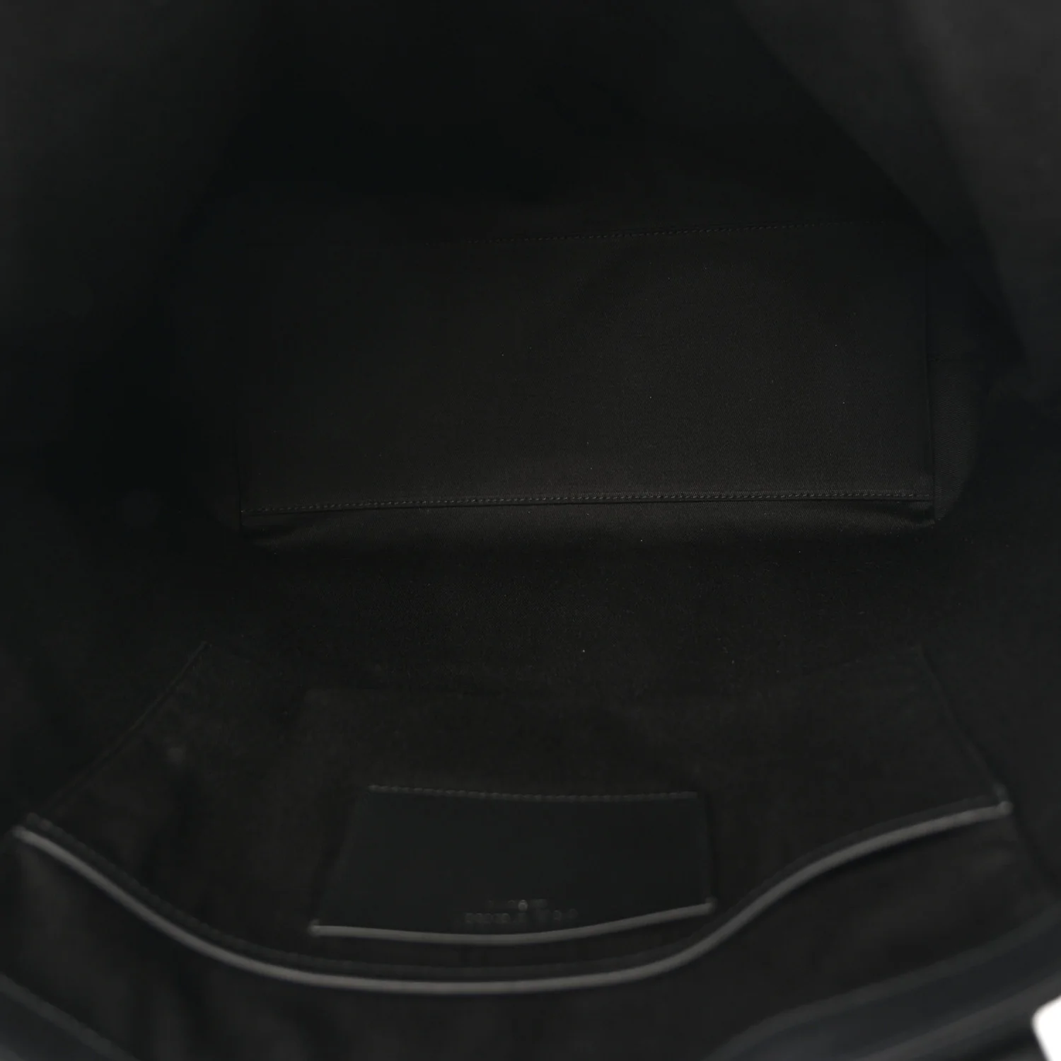 Alexander McQueen Canvas Calfskin T-Bar Shopping Bag Black - Image 5