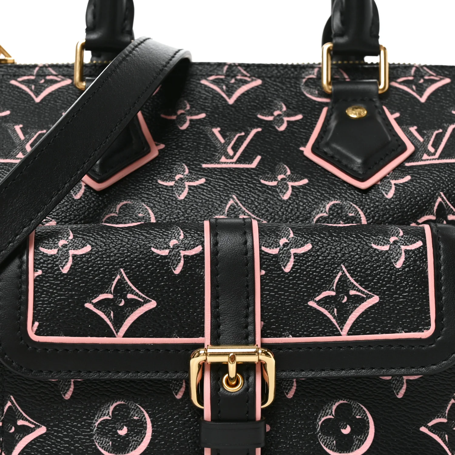 Louis Vuitton Monogram Fall for You Speedy Bandouliere 25 Black - Image 7