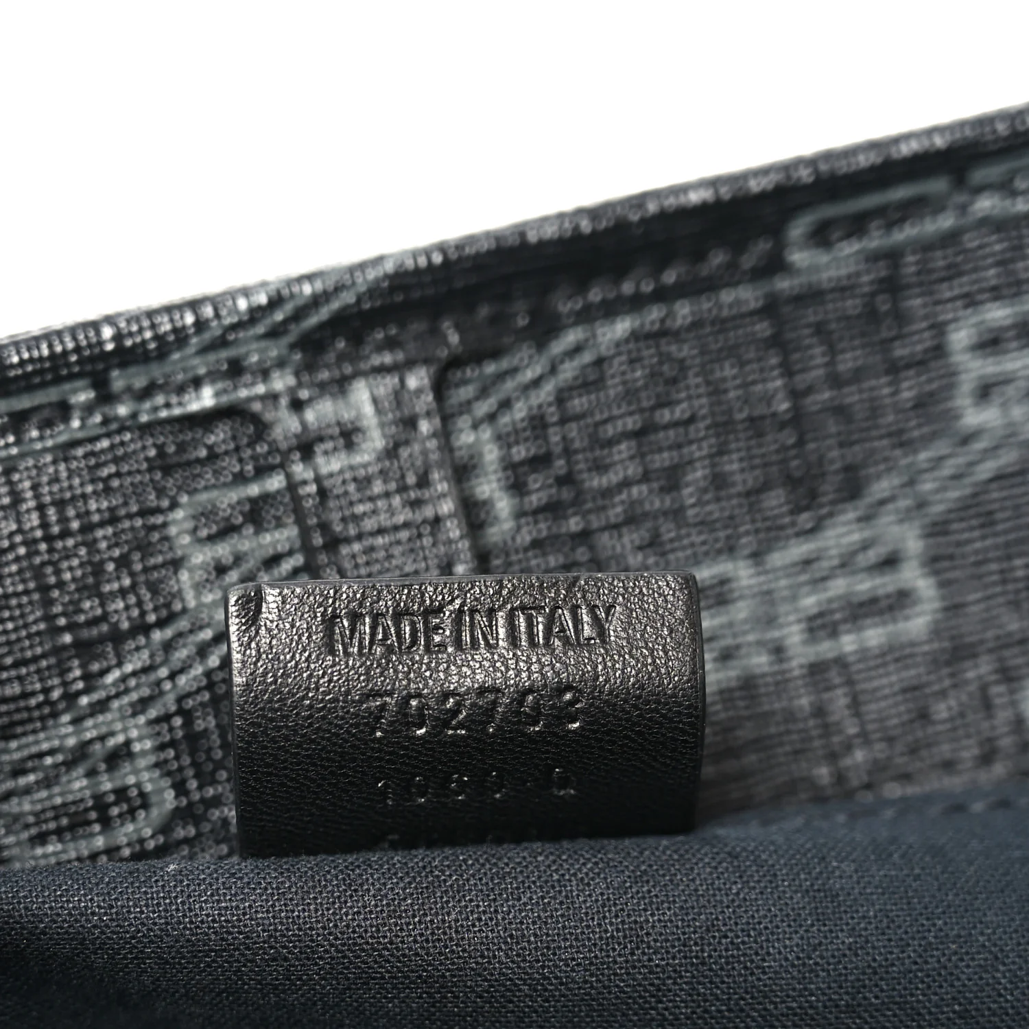 Balenciaga Coated Canvas BB Monogram Large Signature East West Shopper Bag Black Grey - Image 7