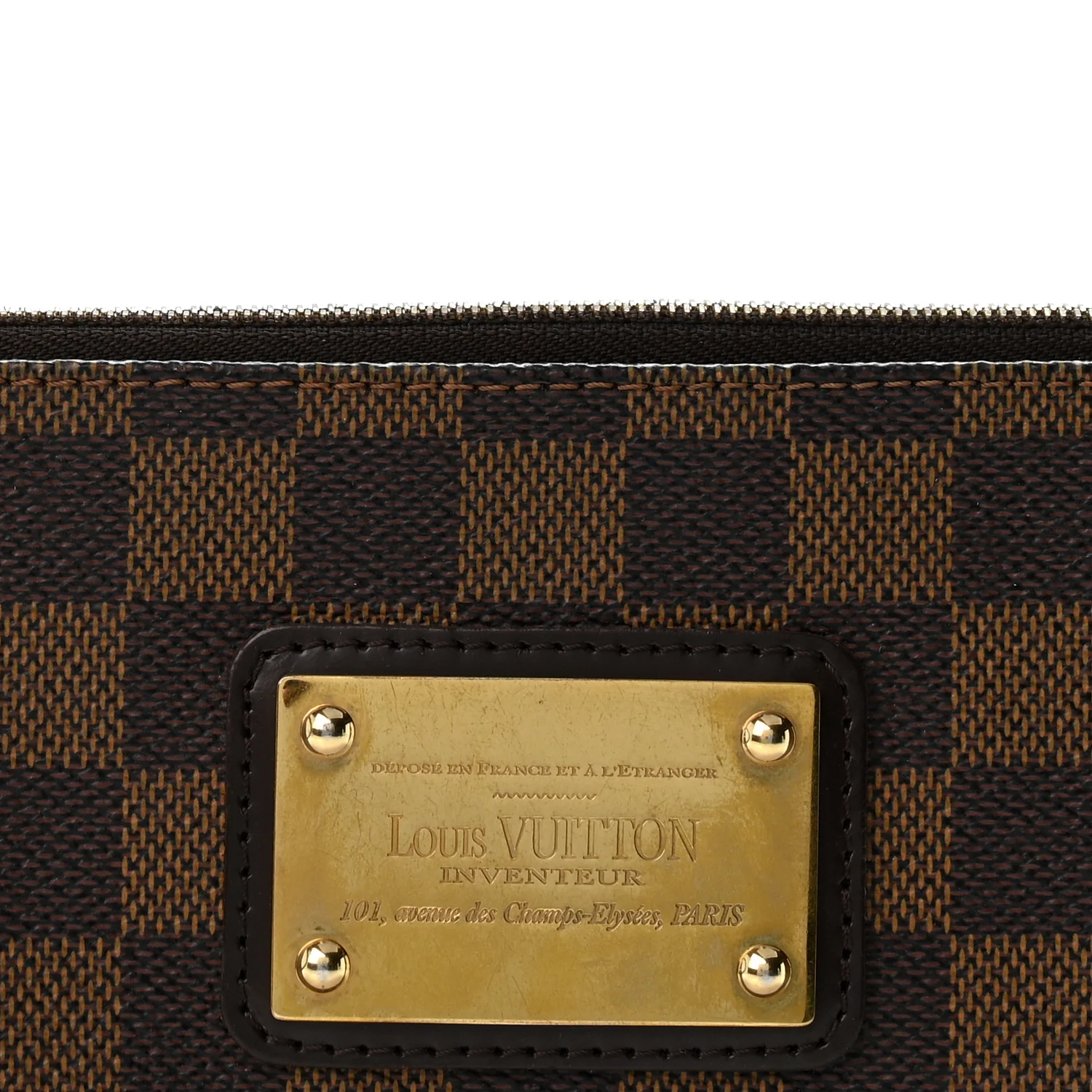 Louis Vuitton Damier Ebene Eva Clutch - Image 7
