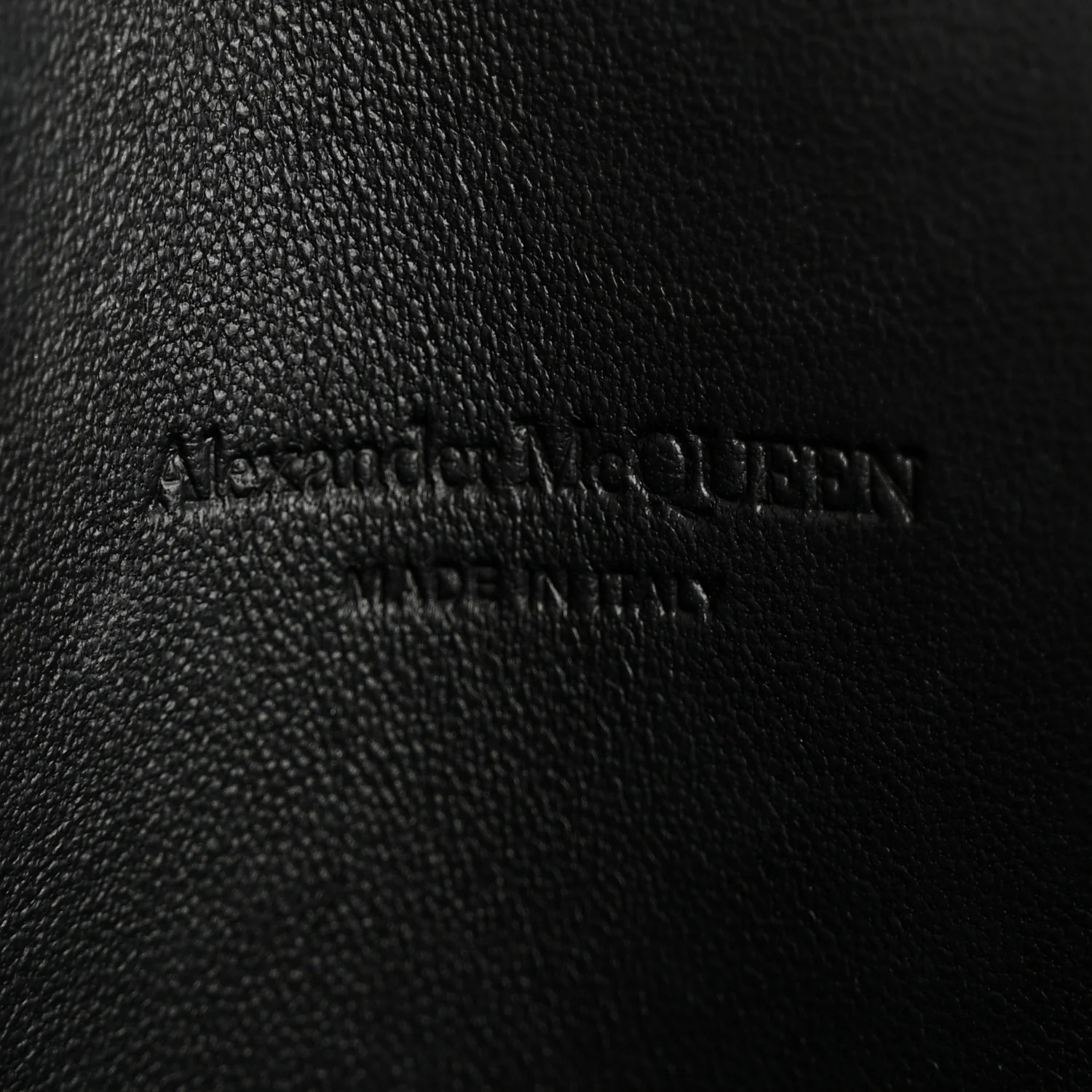 Alexander McQueen Calfskin Skull Envelope Clutch Blue - Image 6