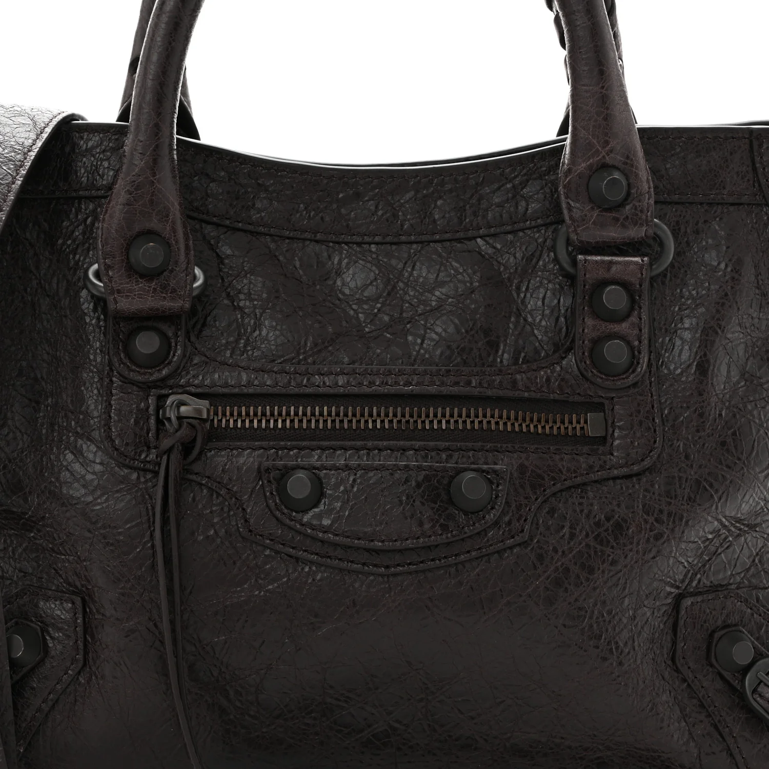 Balenciaga Agneau Arena Classic Hardware Small Le City Espresso - Image 8