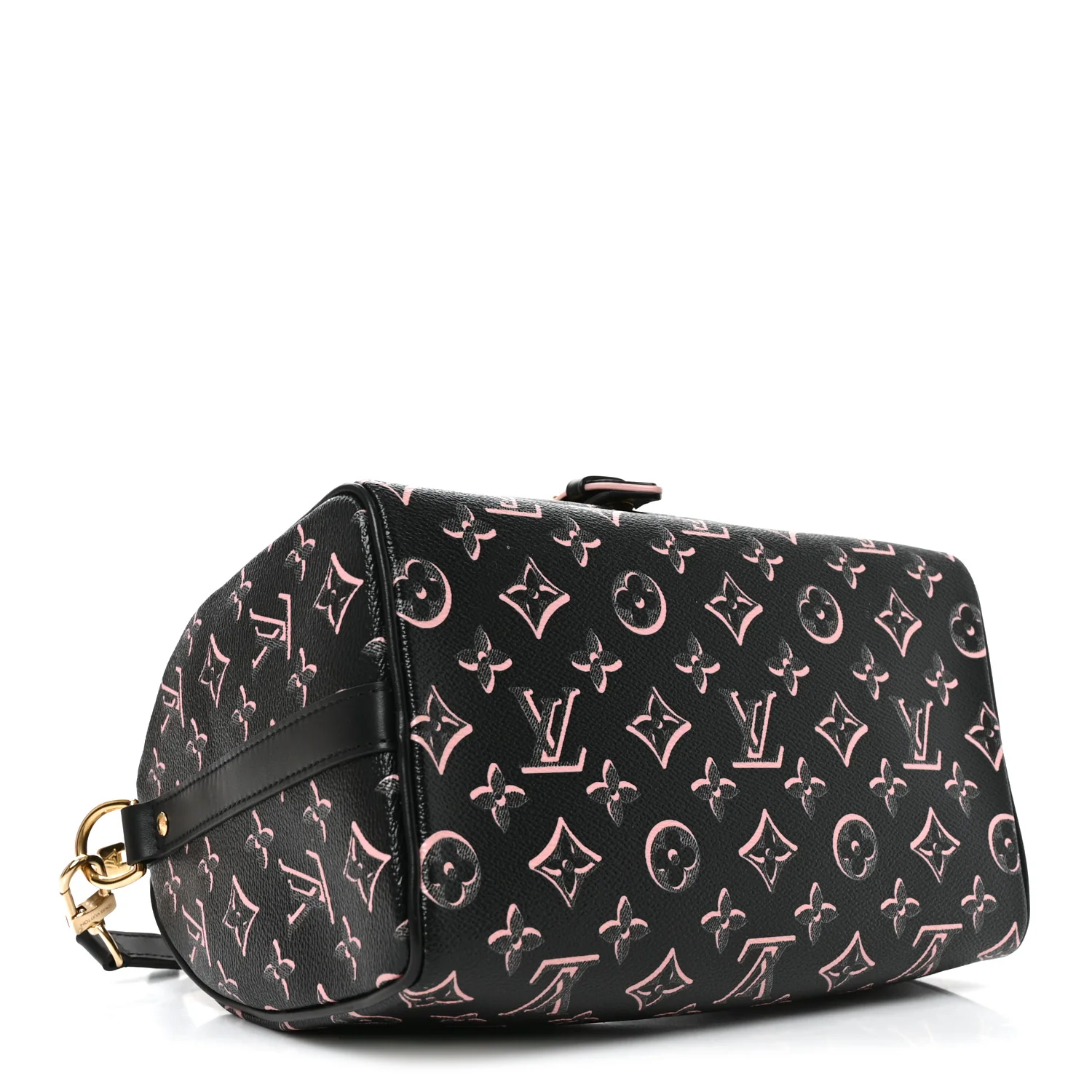 Louis Vuitton Monogram Fall for You Speedy Bandouliere 25 Black - Image 4