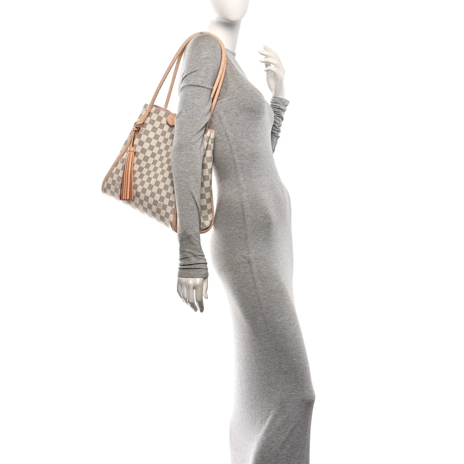 Louis Vuitton Damier Azur Propriano Rose Ballerine - Image 2