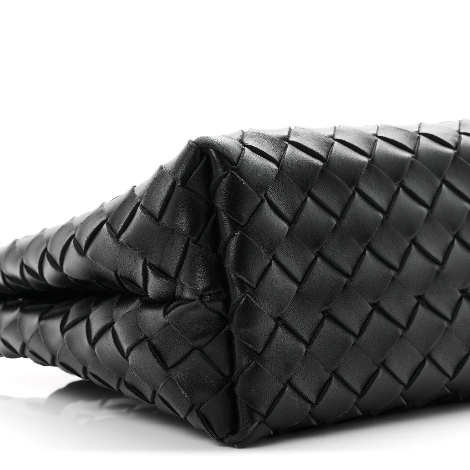 Bottega Veneta Nappa Intrecciato Small Andiamo Shoulder Bag Black - Image 8