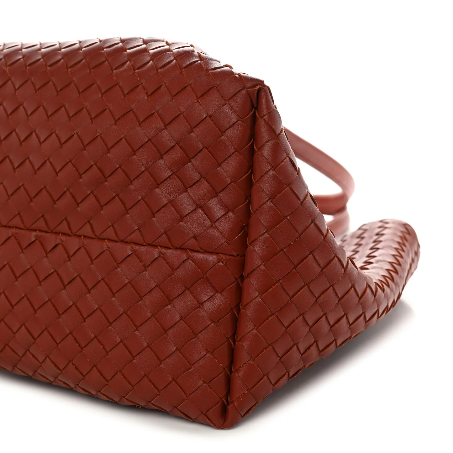 Bottega Veneta Calfskin Intrecciato Large Pinacoteca Reversible Tote Rust Deep Mahogany - Image 10