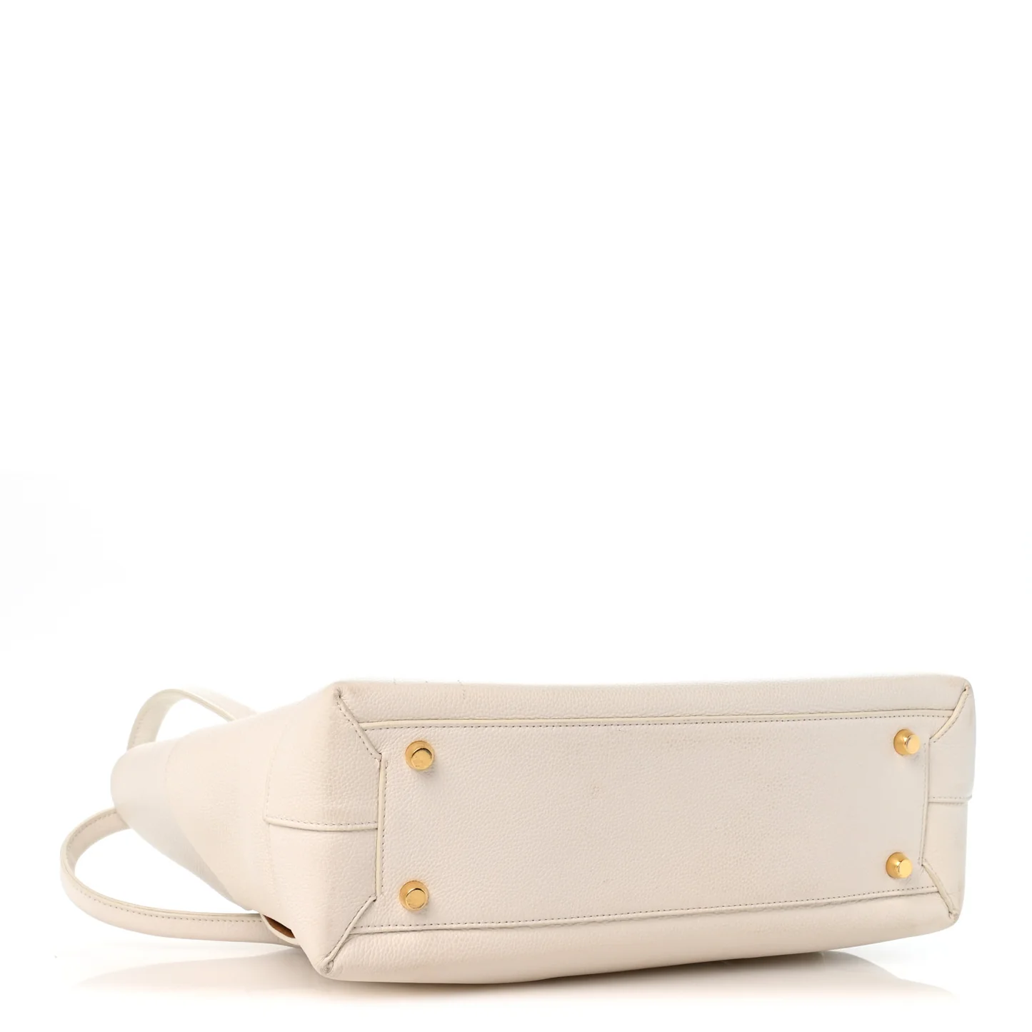 Bottega Veneta French Calfskin Maxi Intrecciato Medium Arco Bianco - Image 4