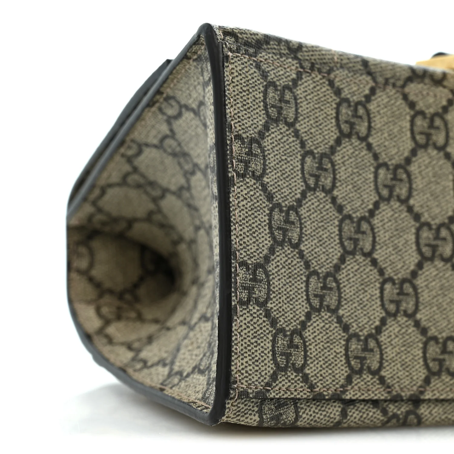 Balenciaga X GUCCI GG Supreme Monogram Small Hourglass Top Handle Bag Beige Ebony - Image 9