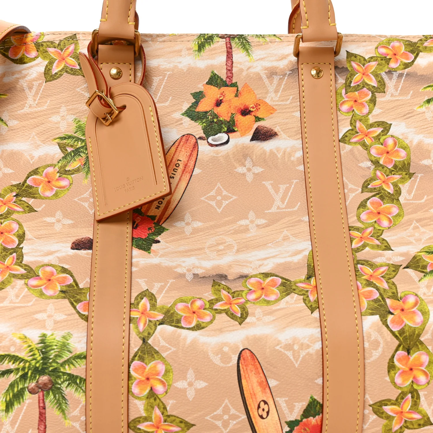 Louis Vuitton Monogram Surfin' Keepall Bandouliere 50 Sand - Image 4