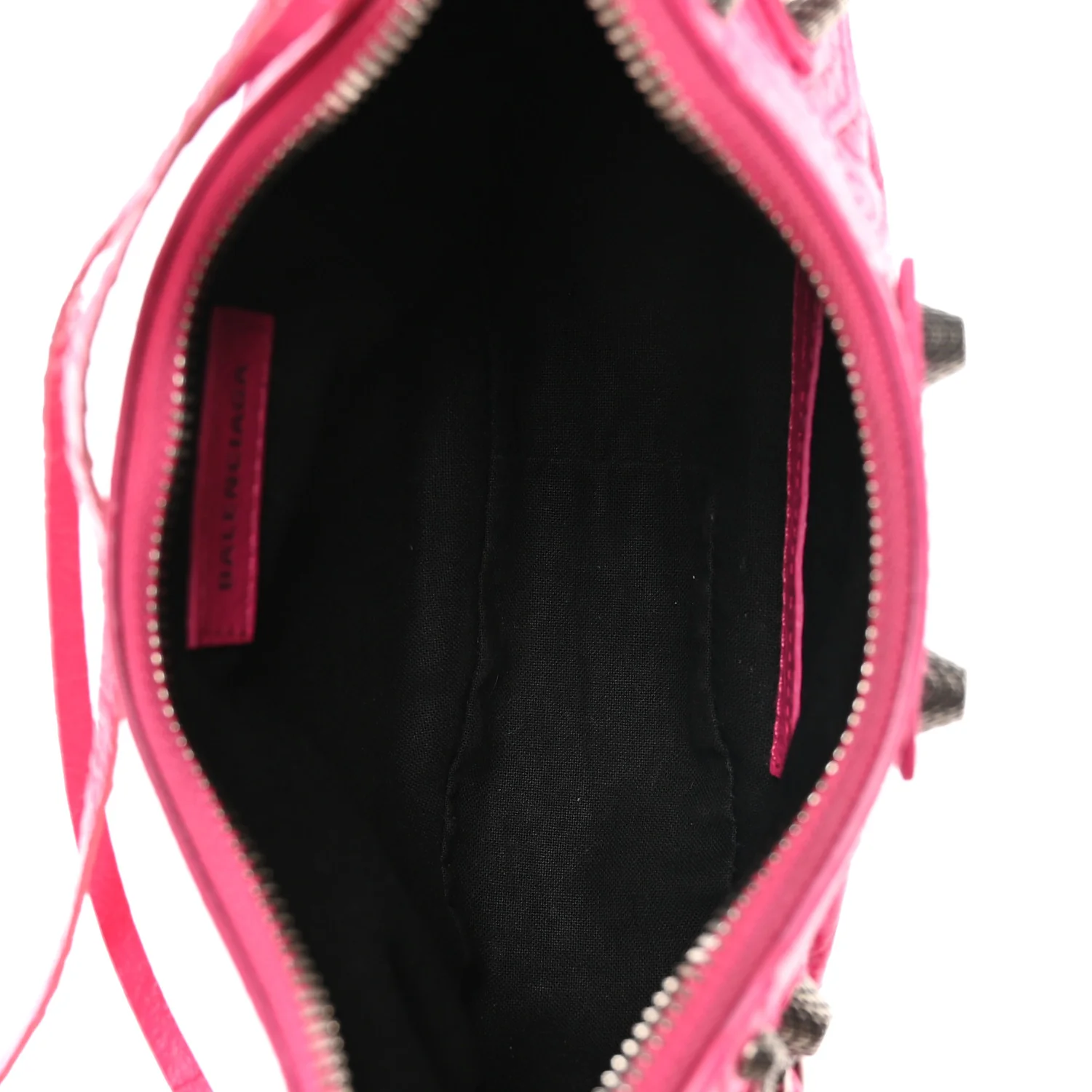 Balenciaga Agneau Arena Le Cagole Shoulder Bag XS Hot Pink - Image 6